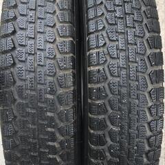 □軽トラ軽バン□145R12 6PR□スタッドレスタイヤホイール4本セット□タイヤおまけ□の画像