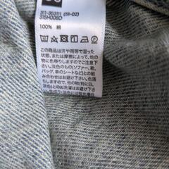 ジーユーデニムジップアップジャケットＬの画像