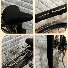 🌸美品🌸室内保管🌈大容量バッテリー8Ah🌸パナソニック　ビビ　🌸電動自転車19の画像