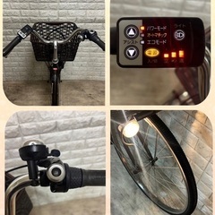 🌸美品🌸室内保管🌈大容量バッテリー8Ah🌸パナソニック　ビビ　🌸電動自転車19の画像