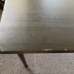 IKEA黒デスクの画像