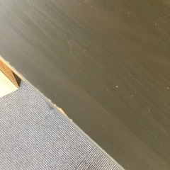 IKEA黒デスクの画像
