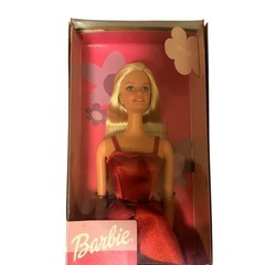 Barbie バービー party fete fiesta 赤 ドレス MATTELの画像