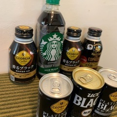 ブラックコーヒー7本セットの画像