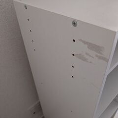 ニトリ　カラーボックス　ホワイトの画像