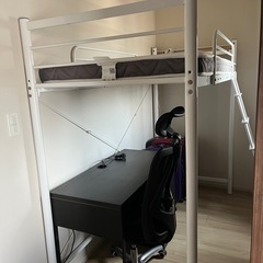 ロフトベッド（マットレス付き）の画像