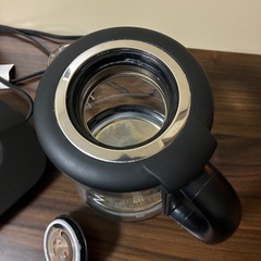 IRIS OHYAMA 電気ケトル IKE-G1500T ブラックの画像