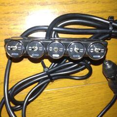 シガレット電源ソケット5連タイプの画像
