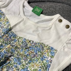 ロンパース　花柄ワンピースの画像