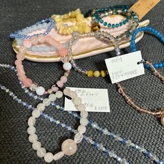 〈日用品交換OK品〉早い者勝ち‼️天然石アクセサリーまとめての画像