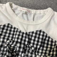 ギンガムチェックチュニックの画像