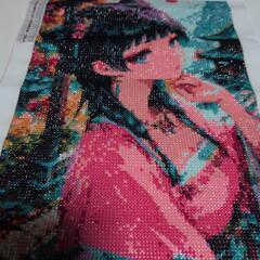 完成品ダイヤモンドアートの画像