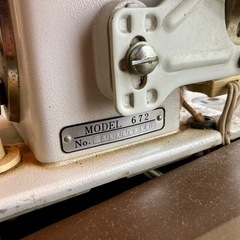 ジャノメ JANOME ミシン 672型 アンティーク レトロの画像