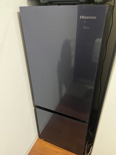 冷蔵庫 　Hisense製/2021年式/134L/冷蔵冷凍庫/HR-G13B-BR