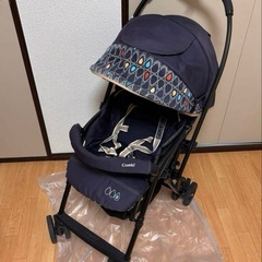 コンビ ベビーカー A型 ドロップ柄 軽量 ベビー用品の画像