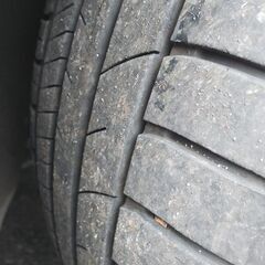 セルシオ30・31系後期・純正17インチホイール&タイヤ付き 4本の画像