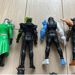 【バンダイ】仮面ライダー　ソフビ　人形　フィギュア　ゴーバスターズ　まとめ売りの画像