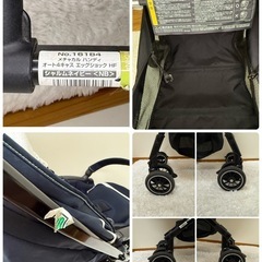 【⭐︎手渡し場所複数⭐︎】combi コンビ　メチャカルハンディ4　オート4キャス　エッグショック　シャルムネイビーの画像