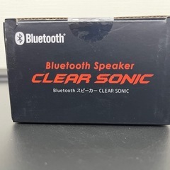 Bluetoothスピーカー　CLEAR SONIC 黒の画像