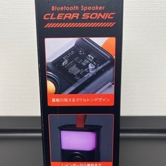 Bluetoothスピーカー　CLEAR SONIC 黒の画像