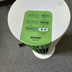 シャープ SHARP セラミックファンヒーター イオン HX-CC1-Gの画像