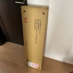 新品　つっぱり式ランドリーラック　カラー:ウォールナット×ブラックの画像