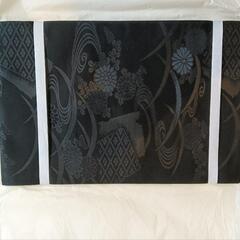 帯（黒）　台付ふくさ　和装ハンガー　未使用3点セットの画像