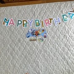 誕生日　飾りつけの画像