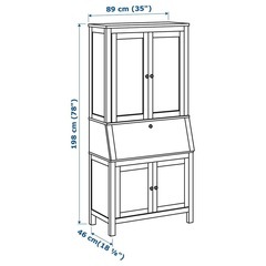IKEA キャビネット Hemnesシリーズ 家具の画像