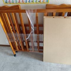 ベビーベッド 60×90センチ 布団セットの画像
