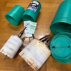 エアコン用コア65φ木用×1､モルタル用×1､ベントキャップ用110φ×1､160φ×1の画像