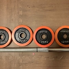 バーベル
セット　合計19kg の画像
