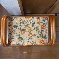 籐の椅子の画像