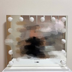 ドレッサー 鏡 電球付き！の画像