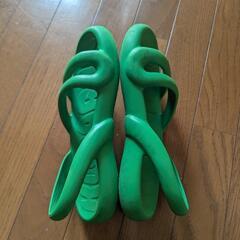 camper カンペール kobarah flat / サンダル 緑の画像