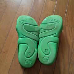camper カンペール kobarah flat / サンダル 緑の画像