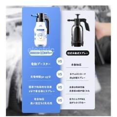 洗車　電動フォームガンの画像