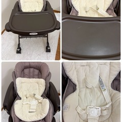 【完動品】⭐︎受け取り場所複数⭐︎aprica　アップリカ ユラリズムオート　ハイローチェア　電動の画像
