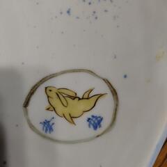 うさぎ柄和食器の画像