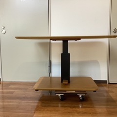 昇降テーブル【町田市再生家具】　251453の画像
