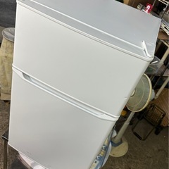 Haier(ハイアール) 2ドア 直冷式 冷凍冷蔵庫 85L ホワイト JR-N85D(W)の画像