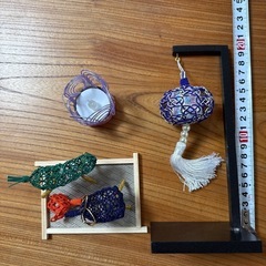 お盆飾り 水引　お供物セットの画像