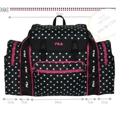 美品　子供用　FILA リュック 林間学校　キャンプの画像