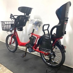1年保証 送料無料　新型　ギュットアニーズ　20インチ　赤色　電動アシスト自転車　g825の画像