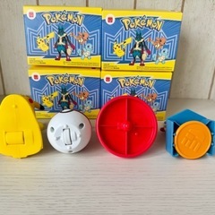 ハッピーセット ポケモン おもちゃ4個の画像