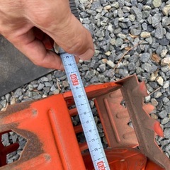 農耕用　草取り機　田んぼ　クボタ製　エンジン式　ジャンクの画像