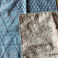 刺し子布巾　3枚の画像