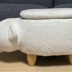 しろくま　スツールの画像