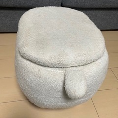 しろくま　スツールの画像