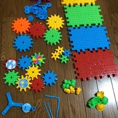 ギアブロック　知育玩具の画像